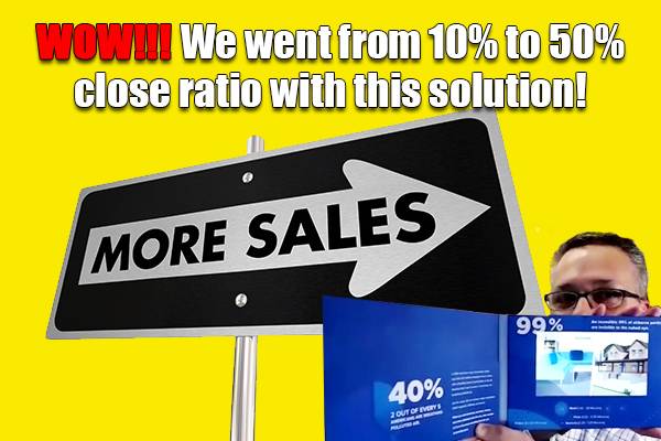 From 10% To 50% Sales Close Rate, With Just One Addition