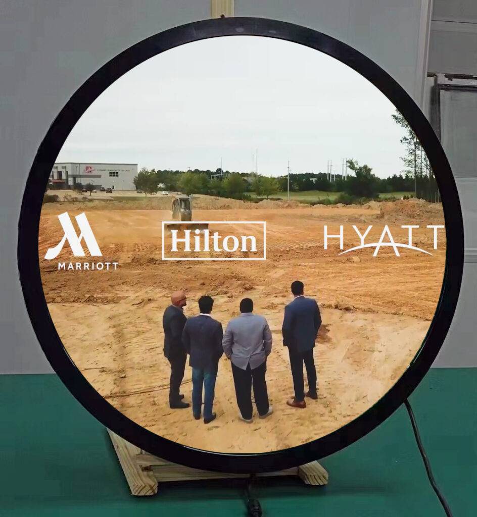 Circle Video Sign