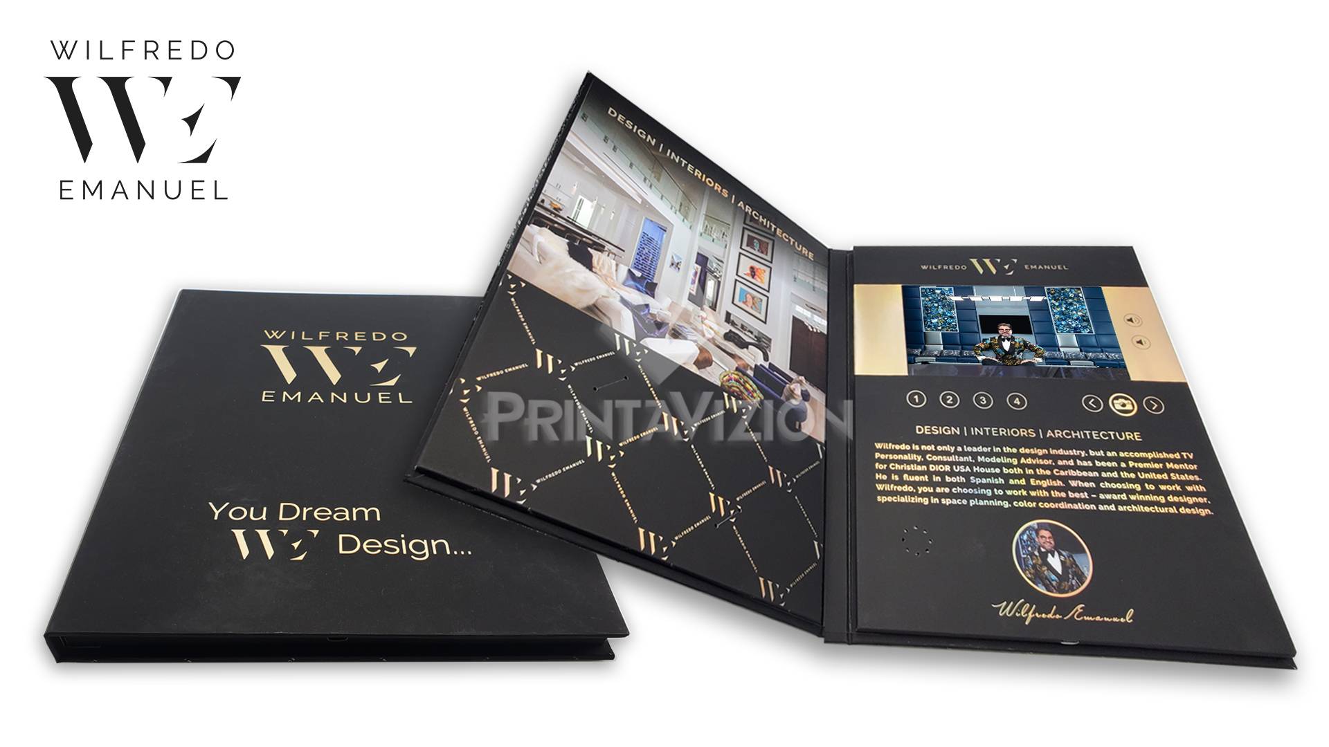 Video Book | Custom Gold Foil