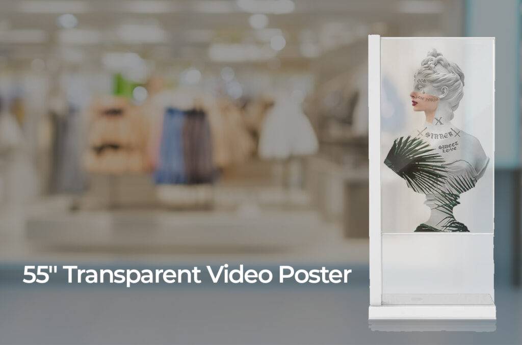 SeeThru Signage Transparent Display | 55